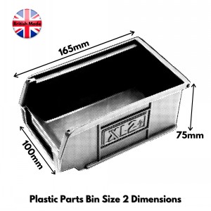 Plastic Parts Bins Size 2 (XL2)